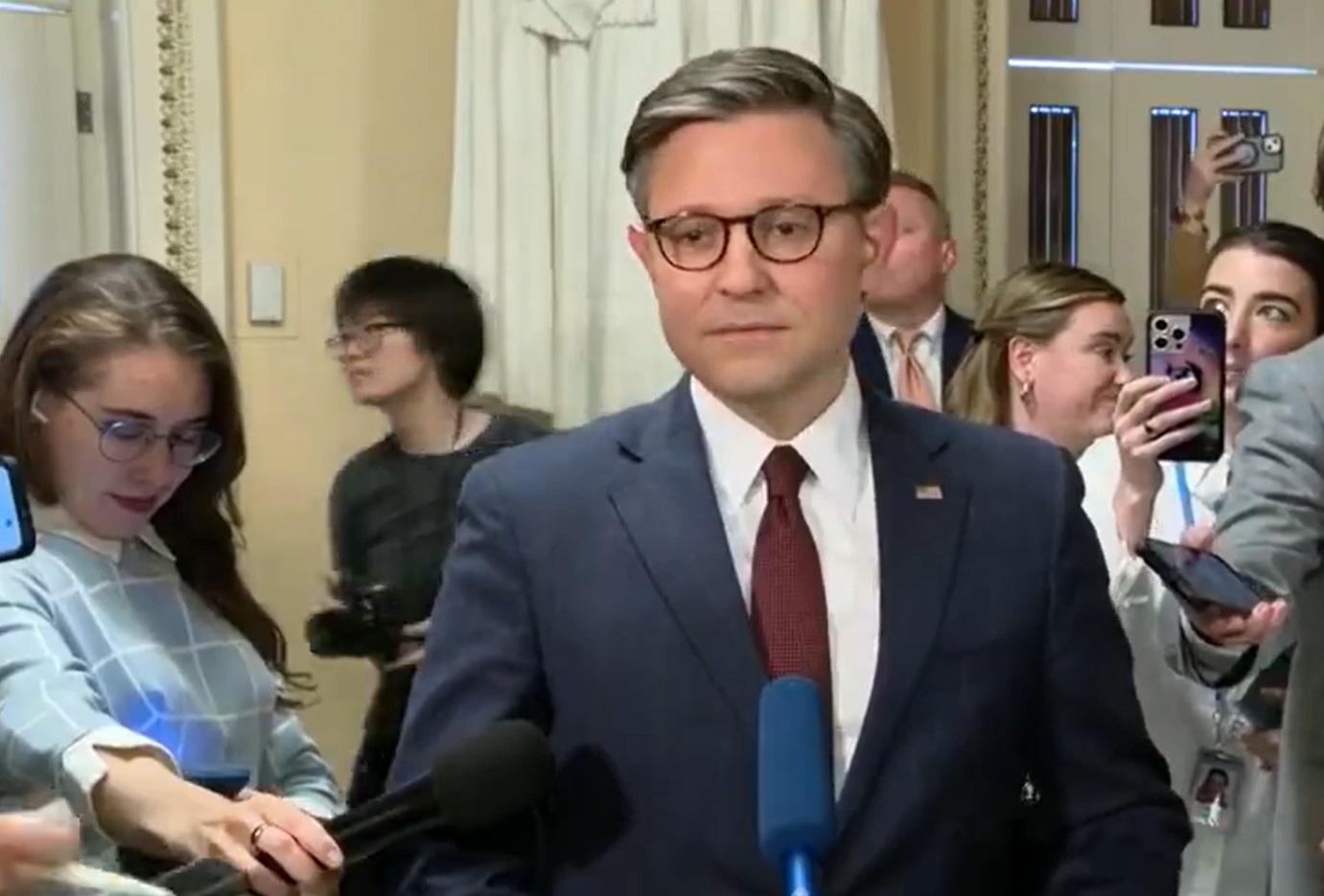 Speaker Mike Johnson: “We gave our members a voice" Photo: Speaker Mike Johnson, April 20: “We gave our members a voice, provided them with a better process, and ultimately sent a much better policy to the Senate”. Source: video X(Twitter) of Mike Johnson.