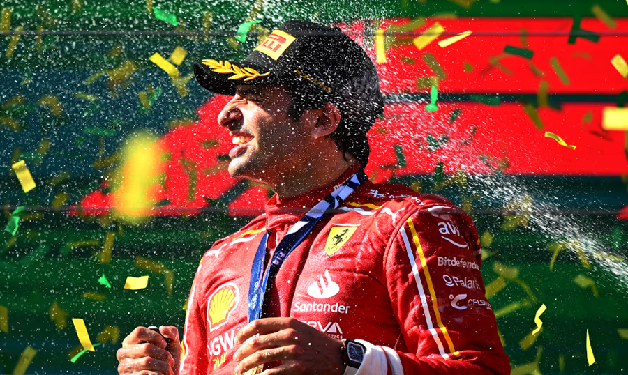 Photo: Carlos Sainz and Charles Leclerc Secure Ferrari's Double in Australia Amid Max Verstappen's Failure. Source: Formula 1