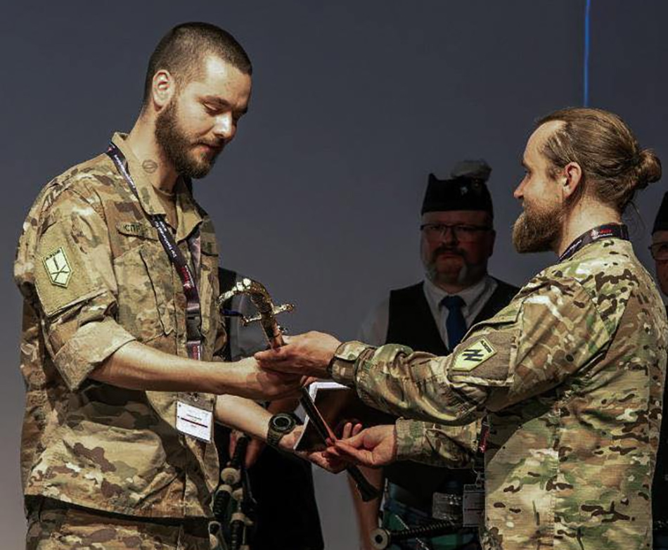 Azov Combat Medic Honored as Europe’s Best. Source: ngu