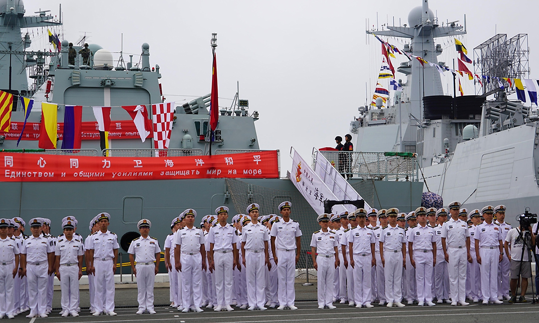 Russian and Chinese Navies Launch Joint Drills in Sea of Japan. Source: chinamil-com-cn