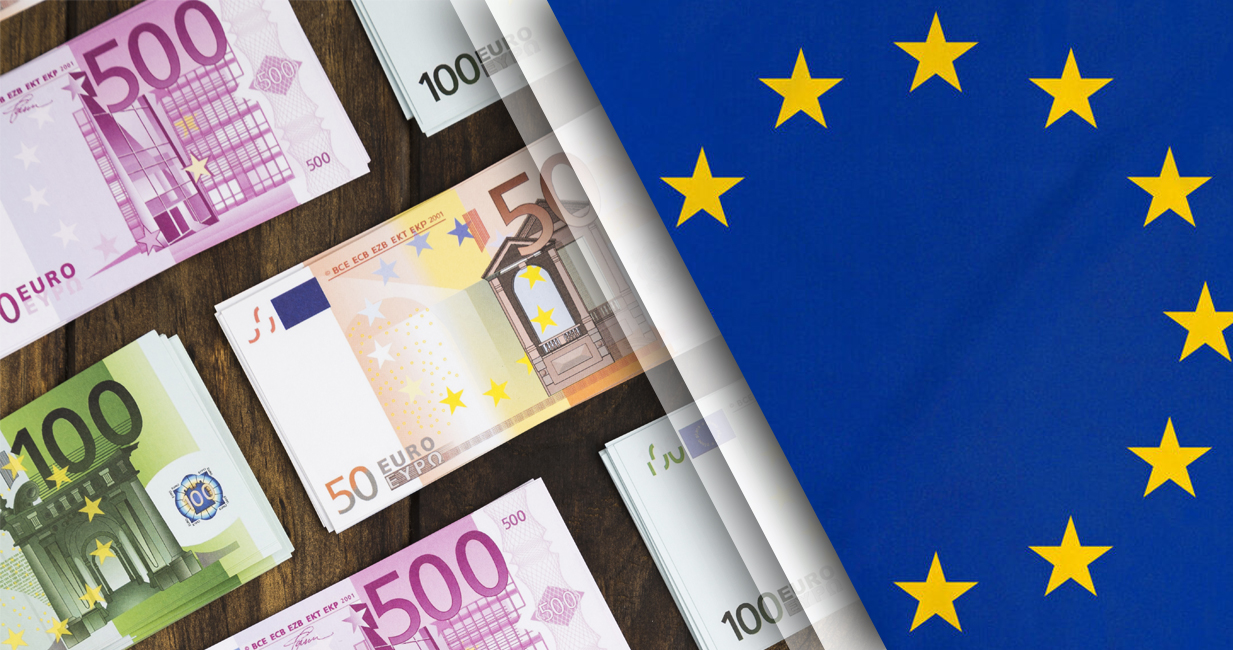 Photo: EU to Send €1.6 Billion to Ukraine from Frozen Russian Assets. Source: The Gaze collage by Leonid Lukashenko