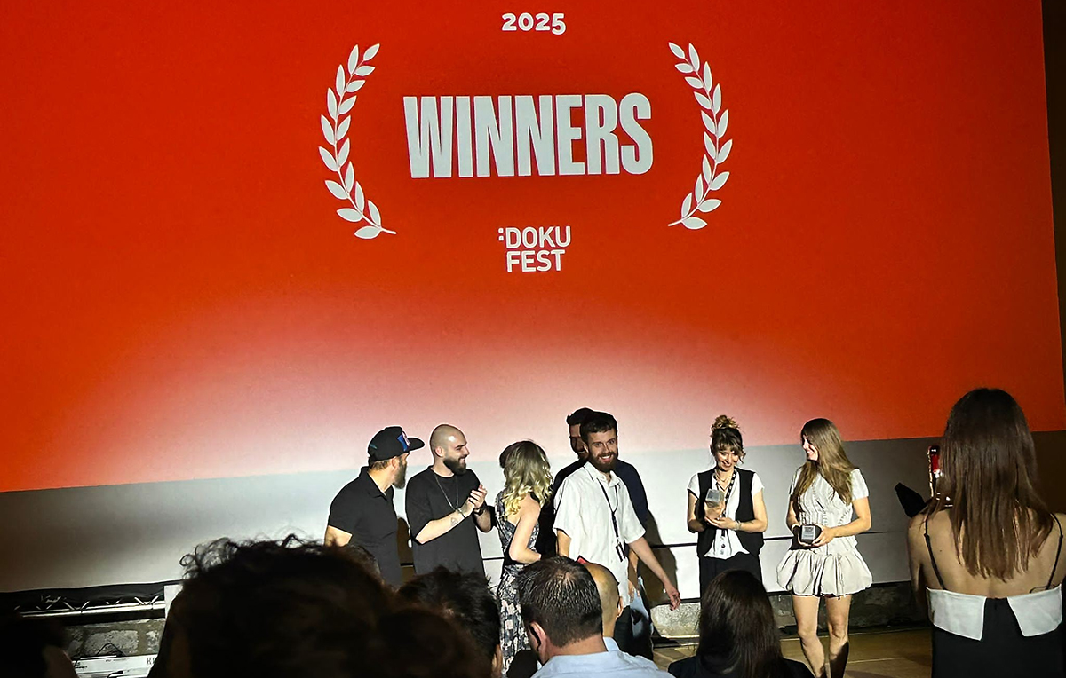 Photo: Ukrainian Director Wins Top Human Rights Award at Kosovo’s DokuFest. Source: fb-Alisa-Kovalenko