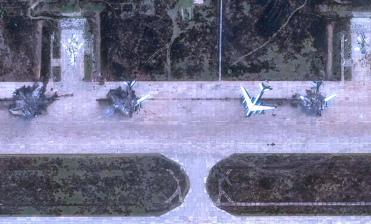 Operation Spiderweb: How Ukraine Turned Criminal Tactics into Drone Strikes Against Russia. Source: Maxar-Technologies
