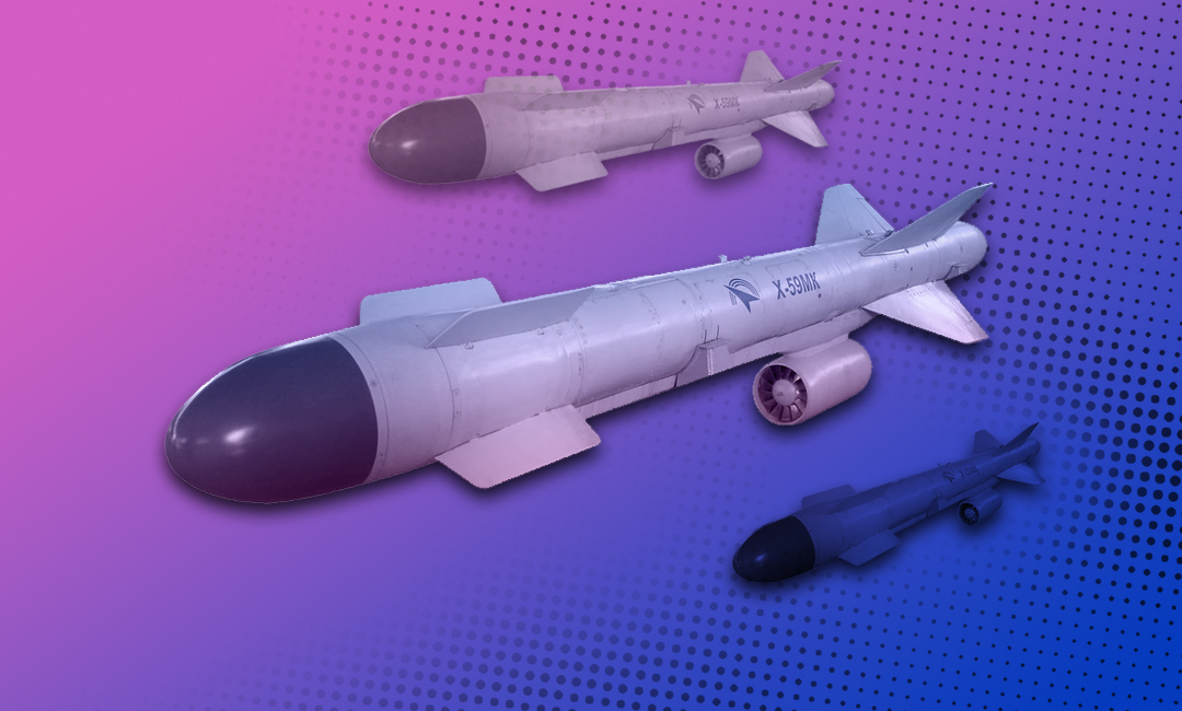 Half of X-59 Missile Component Makers Unsanctioned, Yet Russia Faces Manufacturing Problems. Source: The Gaze collage by Leonid Lukashenko