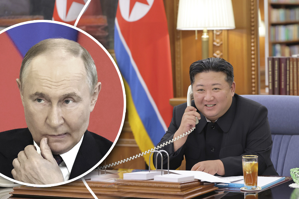 Photo: Putin Holds Consultations with Kim Jong Un Ahead of US Talks. Source: The Gaze collage by Leonid Lukashenko