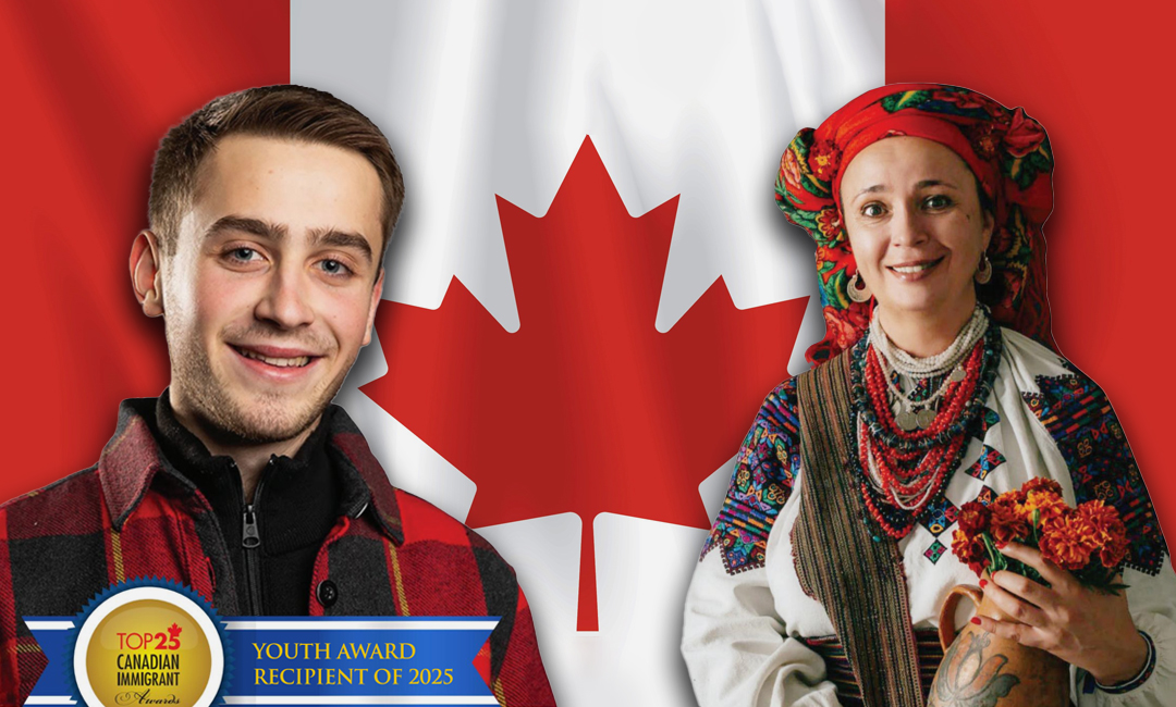 Two Ukrainians Named Among Canada’s Top Immigrants of 2025 Photo: Two Ukrainians Named Among Canada’s Top Immigrants of 2025. Source: The Gaze collage by Leonid Lukashenko