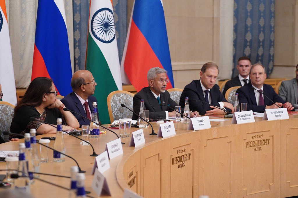 Bilateral Boost: India and Russia Target $100 Billion Trade. Source: fb-drsjaishankar