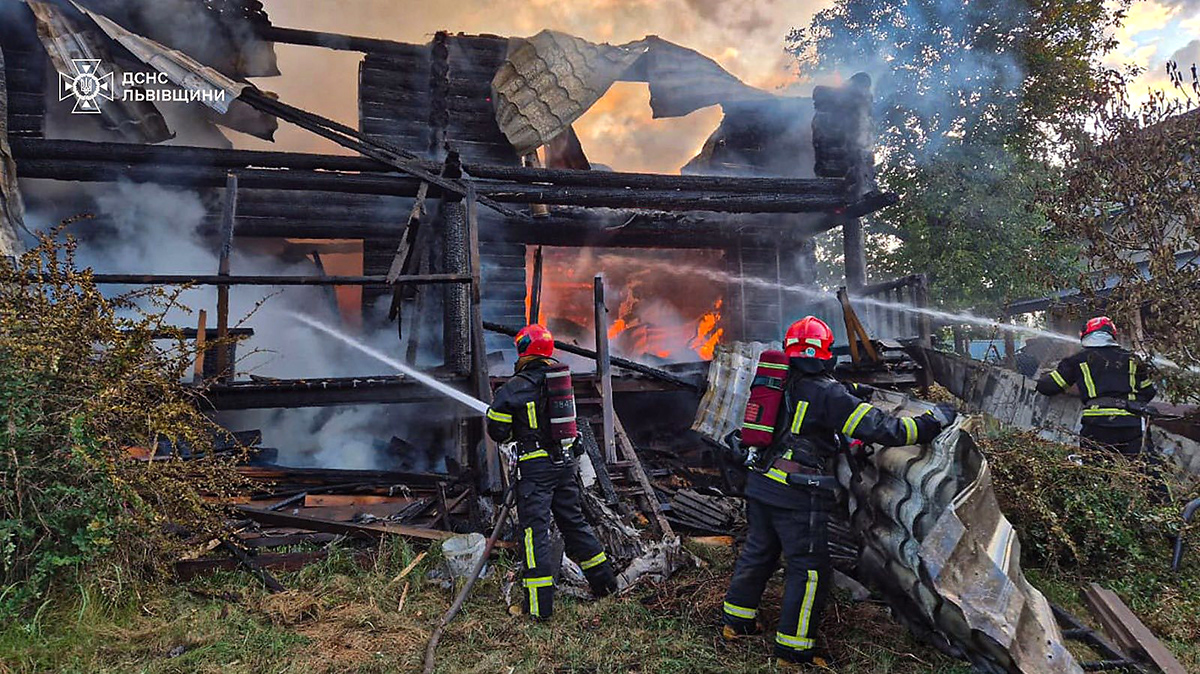 Photo: Russia Launches Massive Overnight Strikes on Ukraine, Hitting U.S. Company Facility. Source: dsns