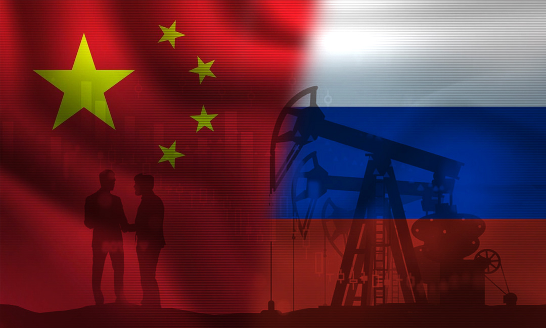 Photo: Russia Sees First Decline in Trade with China Since Full-Scale Invasion. Source: The Gaze collage by Leonid Lukashenko