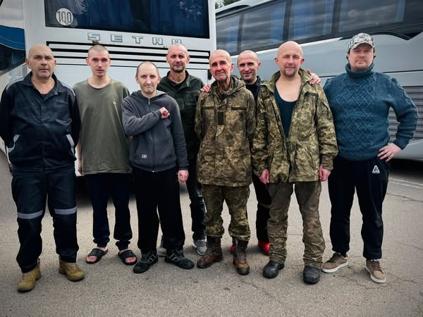 Ukraine Frees Dozens of Soldiers and Civilians in 68th Prisoner Exchange on Independence Day. Source: fb-zelenskyy-official