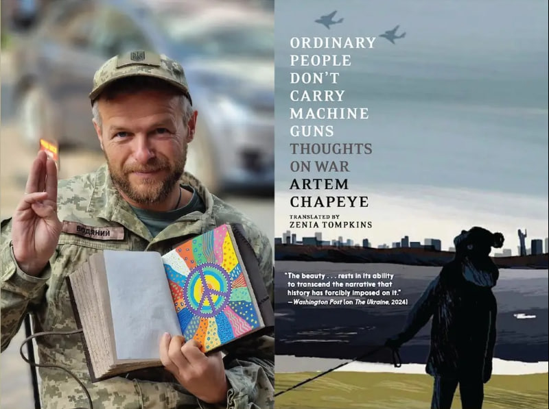 Ukrainian War Memoir Named Among Washington Post’s Best Nonfiction of the Year. Source: Facebook/ Artem Chapaeye