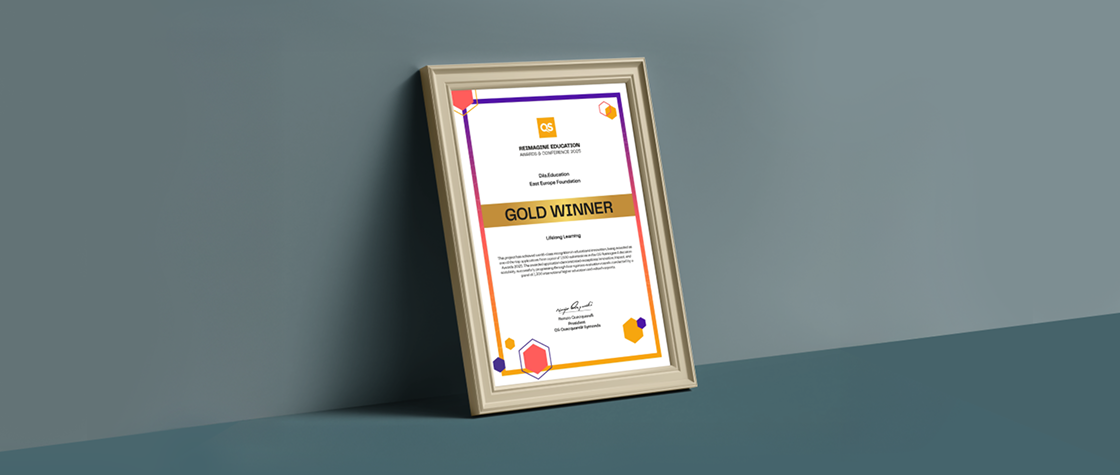 Ukraine’s Diia.Education Wins Global “Education Oscar” at QS Reimagine Awards. Source: eef.org.ua