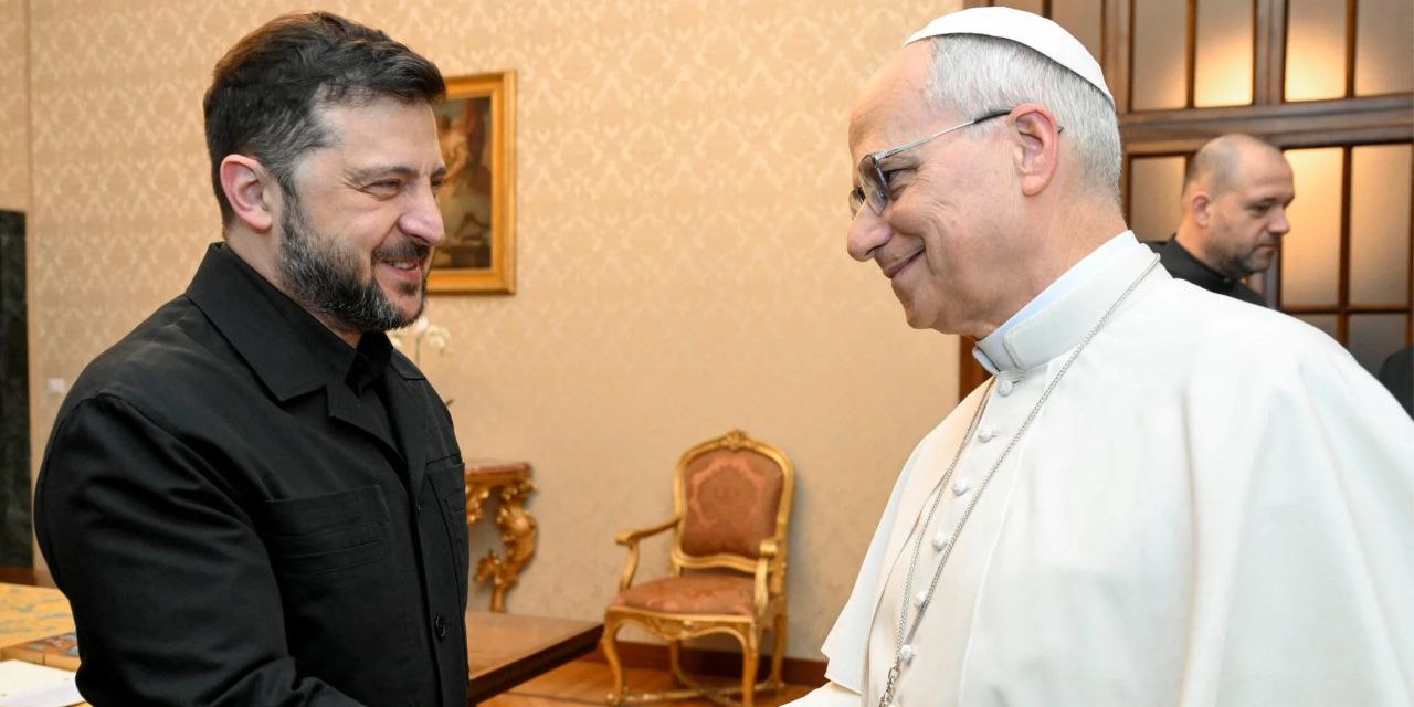 Photo: Pope Leo XIV and Zelenskyy Meet Again to Advance Peace Push. Source: Vatican News