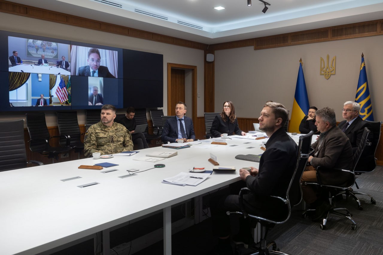 Ukrainian President Holds First Ukraine-US Economic Recovery Meeting. Source: Telegram/ Volodymyr Zelenskyy