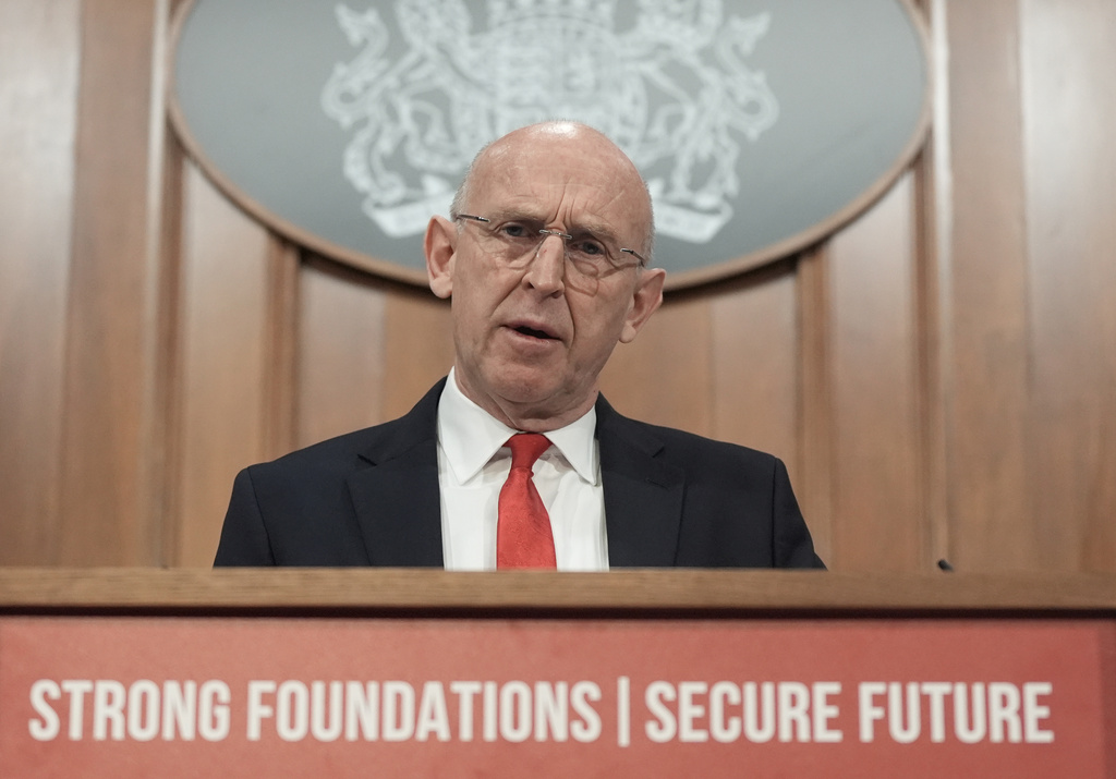 British Defence Secretary John Healey. Source:AP