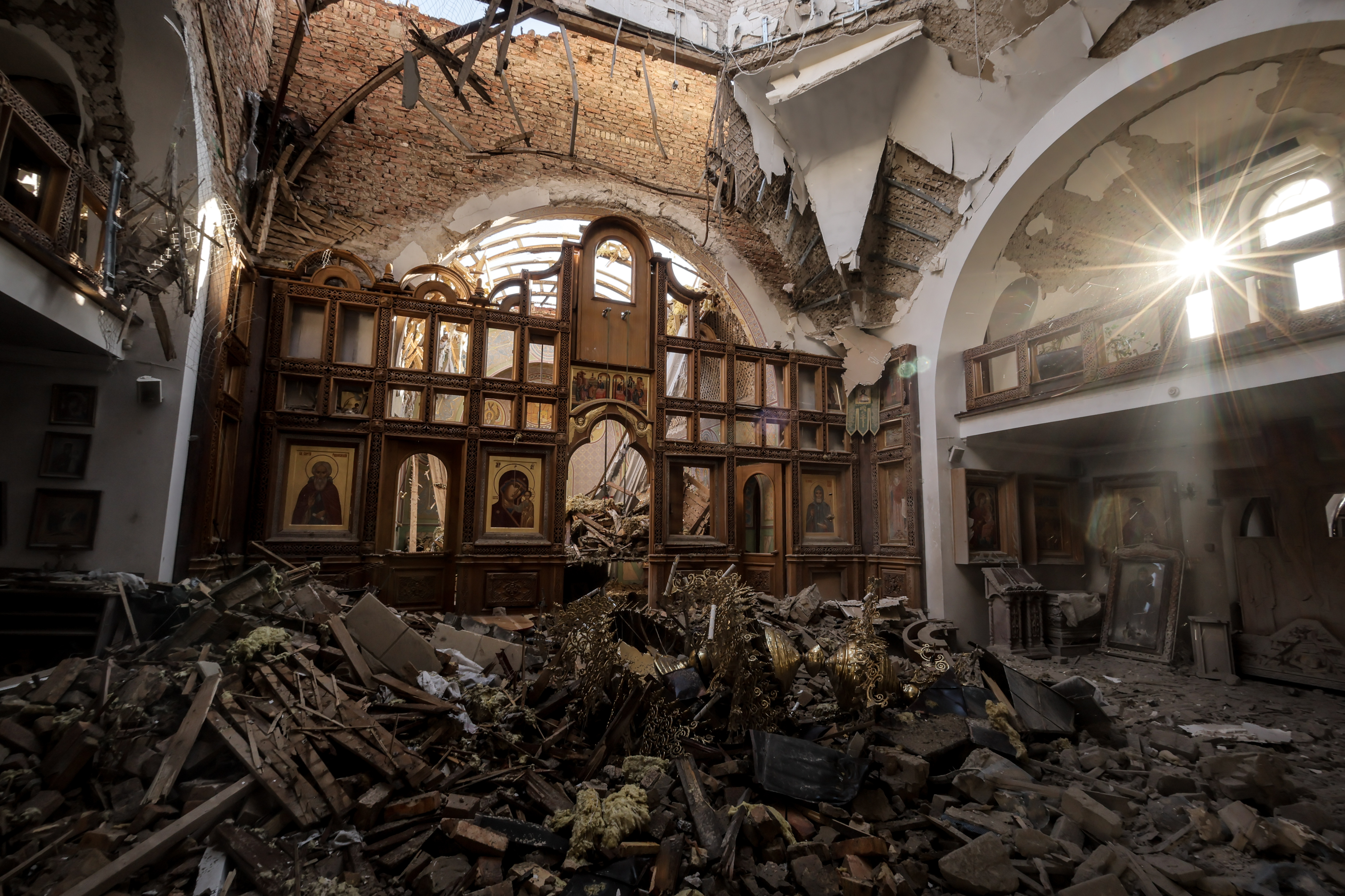 Moscow Weaponizes Religion as Over 700 Sacred Sites Are Hit. Source: AP