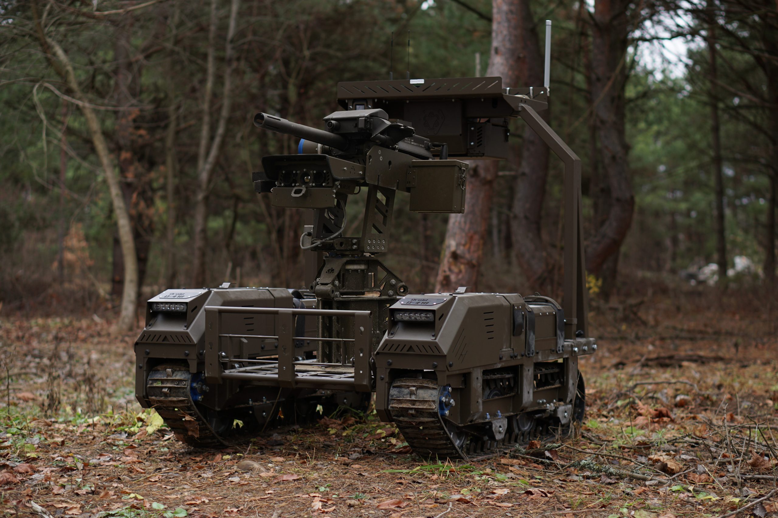 Ukraine Takes Robotic Warfare Further with NATO‑Standard Grenade‑Armed UGV. Source: DevDroid