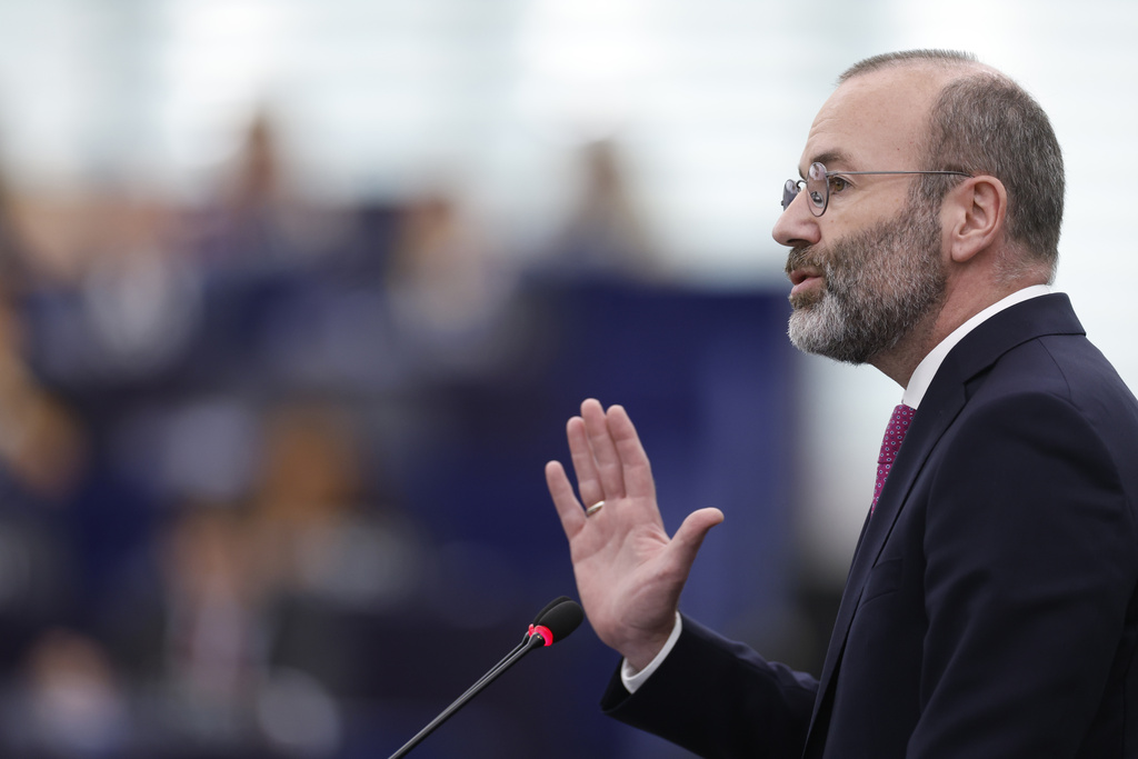 Photo: EPP Leader Urges EU-Flagged German Troops in Ukraine After Any Peace Deal. Source: AP