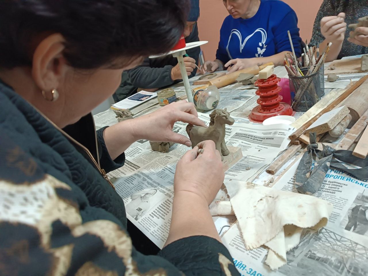 Photo: Art Under Fire: How a Ukrainian Pottery Studio Offers Shelter From War. Source: House of Culture