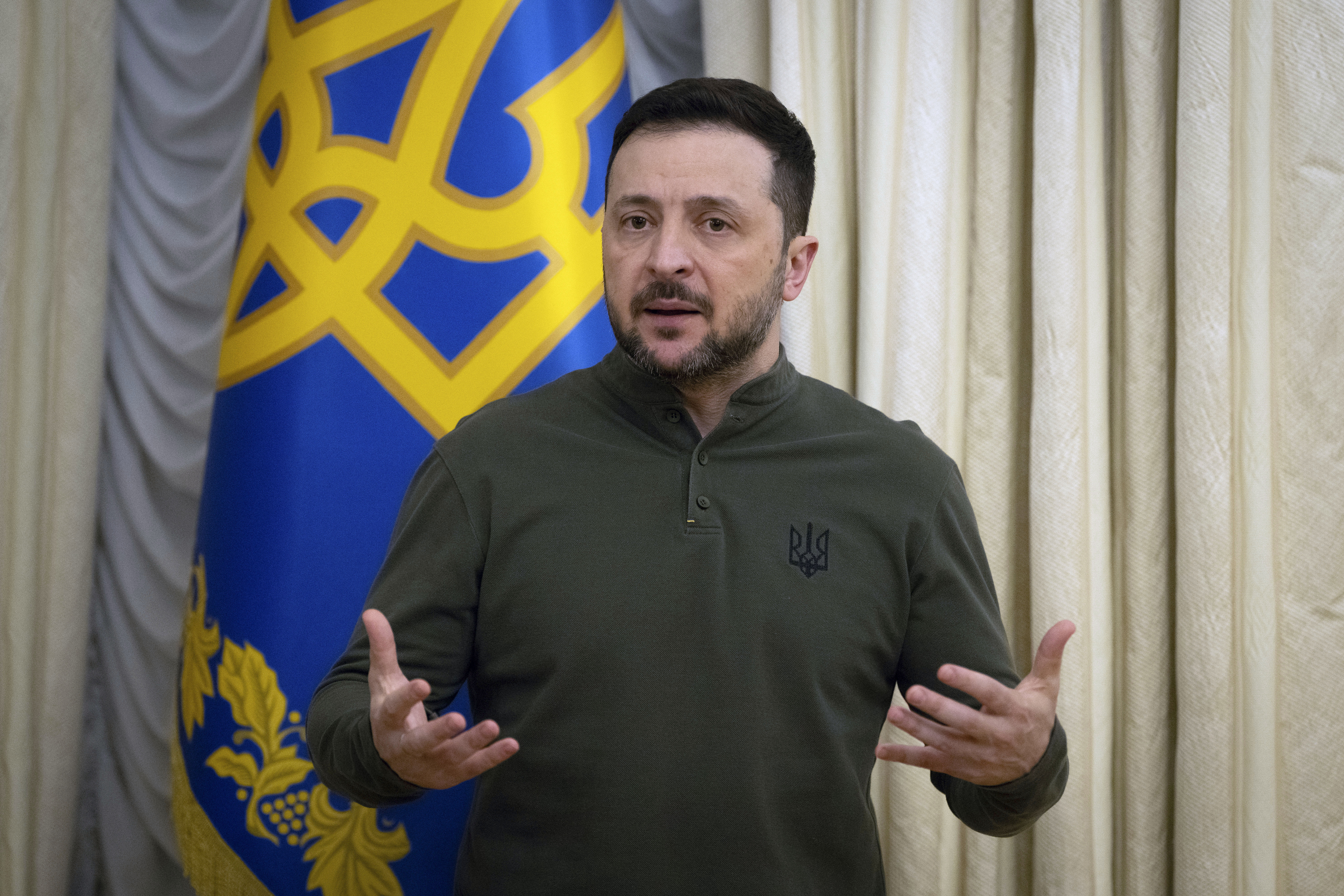 Ukrainian President Volodymyr Zelensky. Source: AP Photo/Efrem Lukatsky