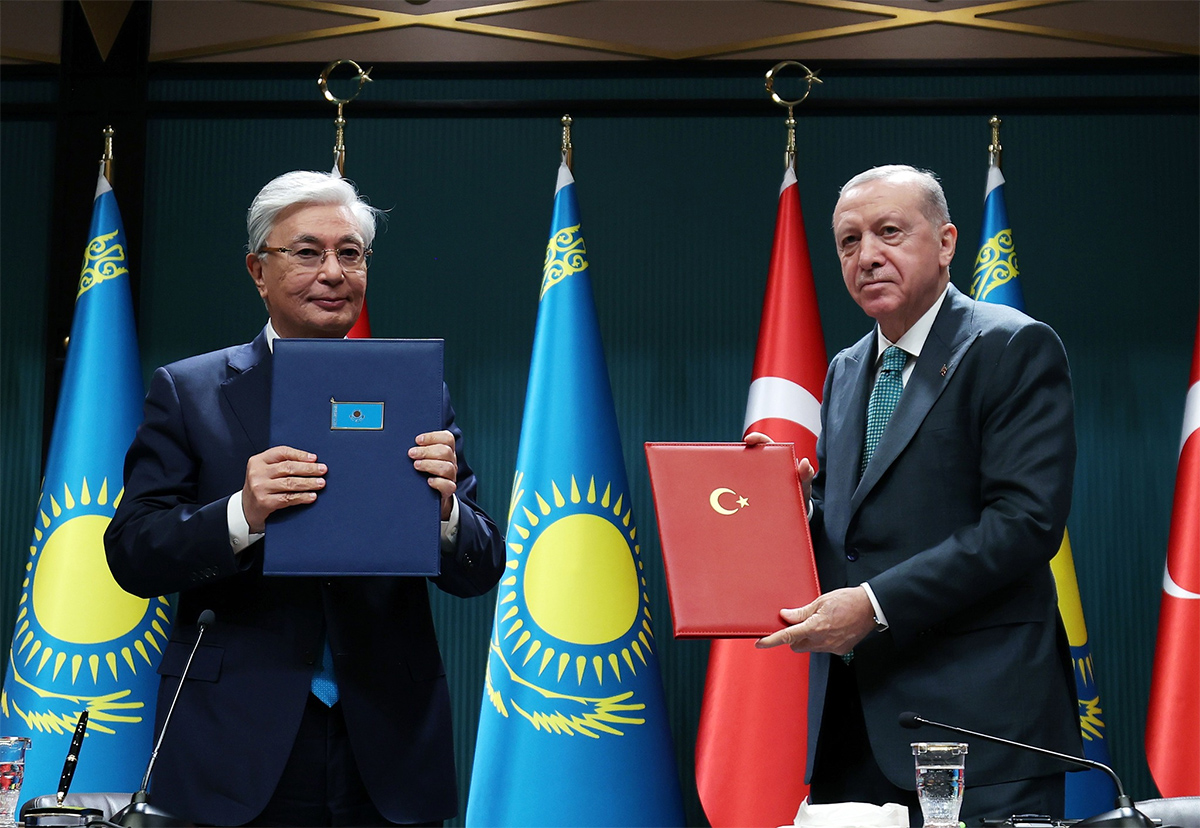 Kazakhstan and Turkey Eye New Oil Route Bypassing Russia Kazakhstan and Turkey Eye New Oil Route Bypassing Russia. Source: fb-RTErdogan