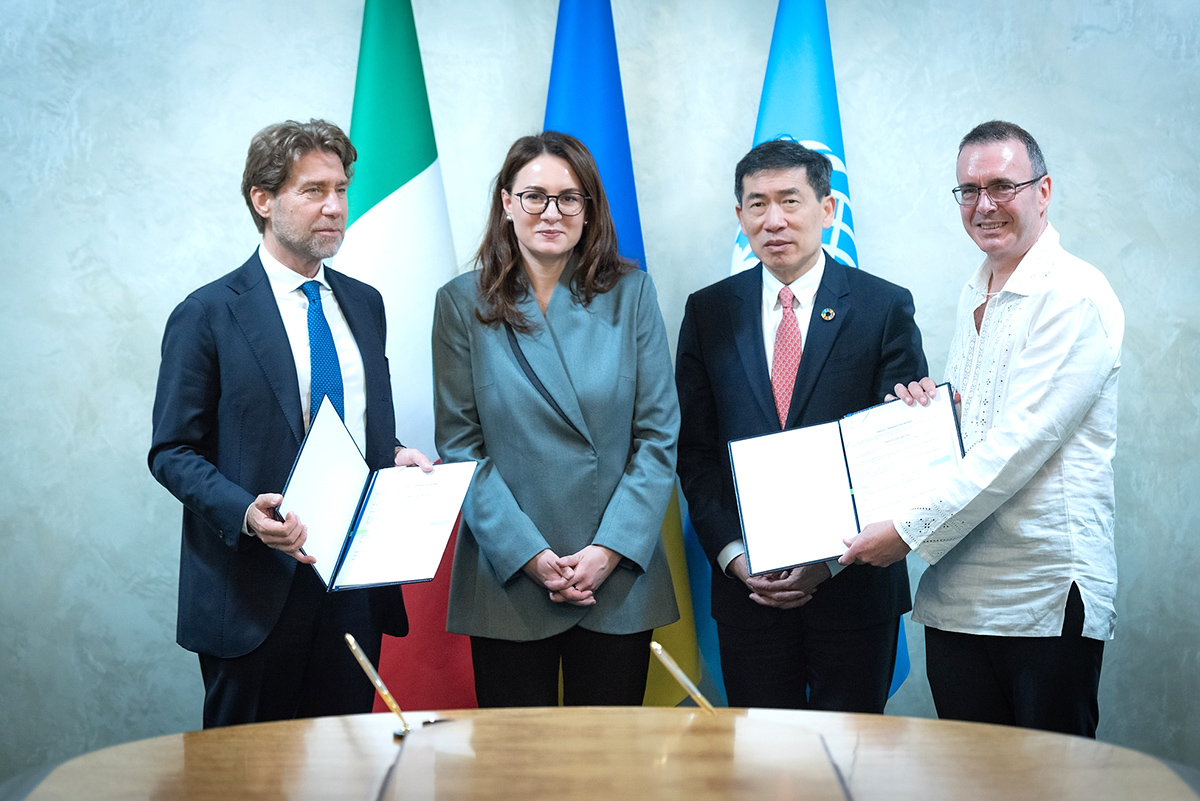 Italy and UNDP Commit €1.5 Million to Boost Humanitarian Demining in Ukraine Photo: Italy and UNDP Commit €1.5 Million to Boost Humanitarian Demining in Ukraine. Source: fb-yulia-svyrydenko