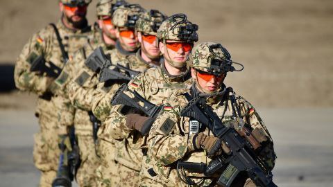 Photo: Germany Steps Up Rearmament Drive as Europe Braces For Russian Threat. Source: Getty Images