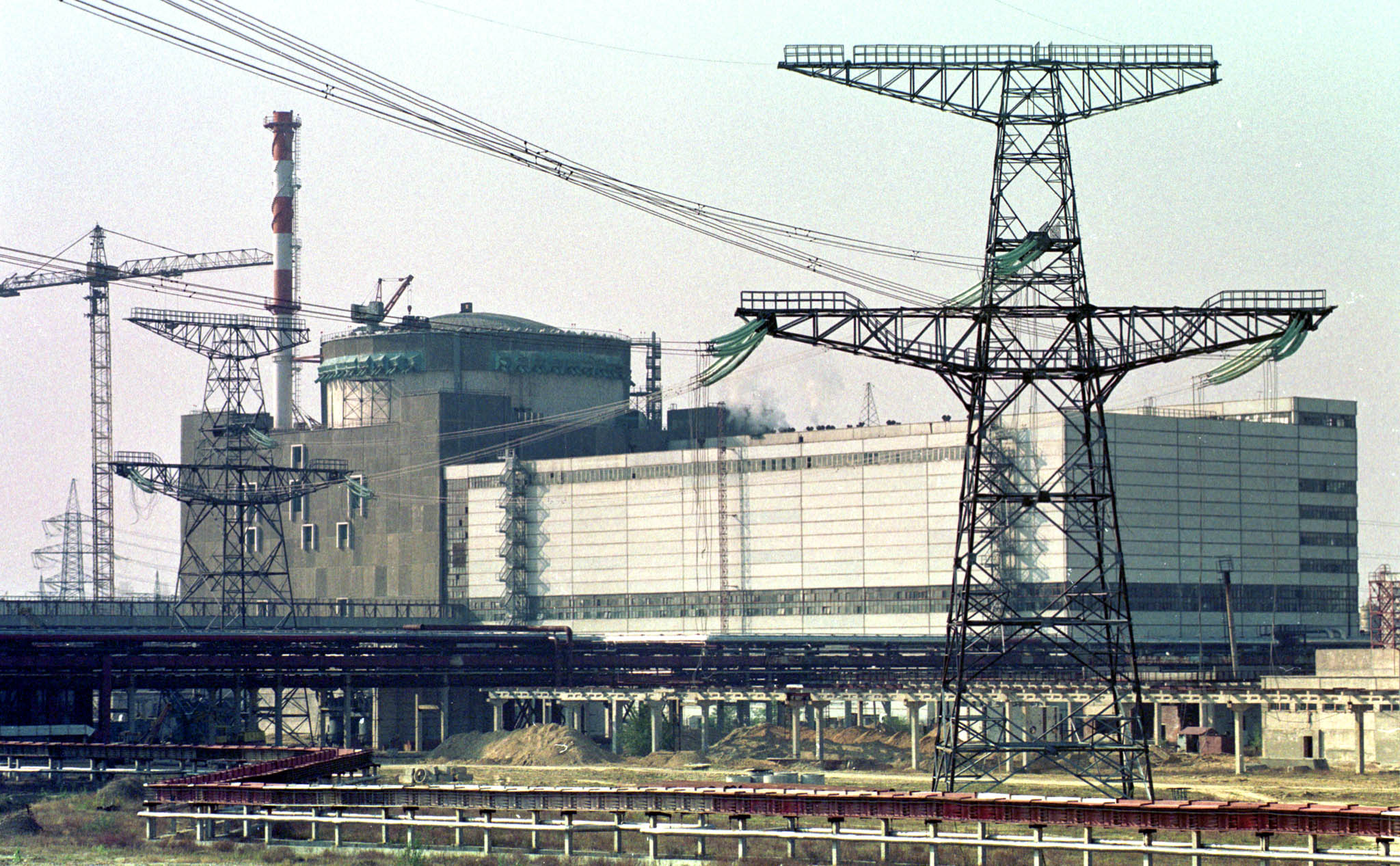 Nuclear Risk Escalates as Russia Bombs Substations Powering Key Ukrainian Reactors. Source: AP/Efrem Lukatsky