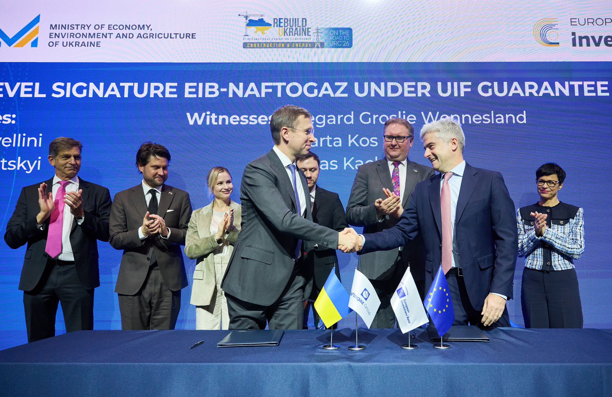 Ukraine’s Naftogaz Signs €127 Million Grant Deal with EIB and Norway’s Support. Source: Facebook/ Sergii.Koretskyi