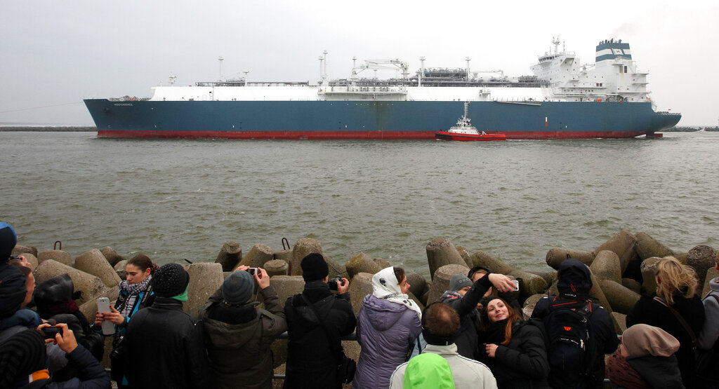 US Gas Reaches Ukraine: First LNG Cargo Delivered Through Lithuania. Source: AP