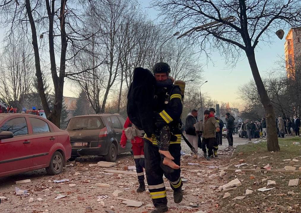 Photo: Russia’s Strike on Ternopil Kills 10, Injures 37 as Rescue Operations Continue. Source: dsns