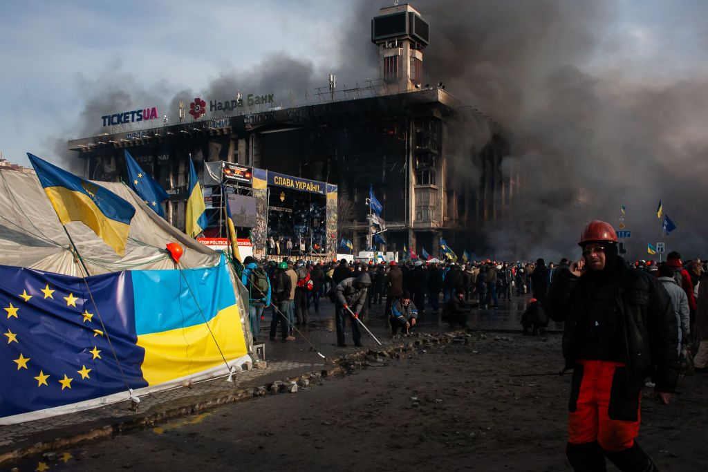 Photo: Past Struggles, Present War: Ukraine Marks Day of Dignity and Freedom. Source: Getty Images