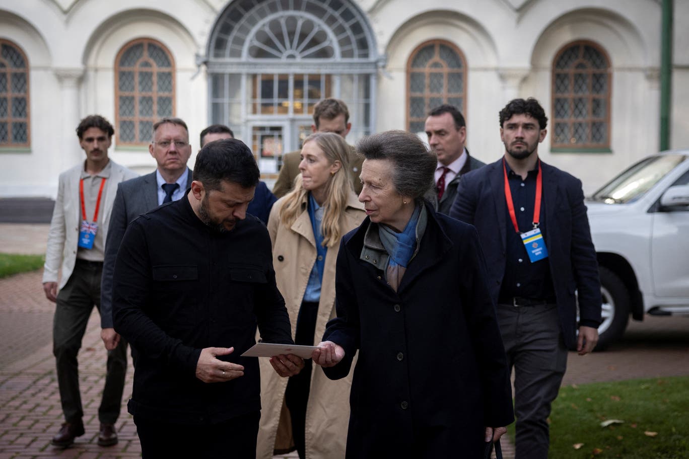 UK’s Princess Anne Honors Child Victims of War During Surprise Visit to Kyiv Source: UK’s Princess Anne Honors Child Victims of War During Surprise Visit to Kyiv. Photo: PA Wire