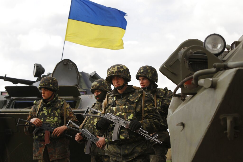 Photo: Ukraine Marks Defenders Day, Honoring Soldiers Past and Present. Source:  AP
