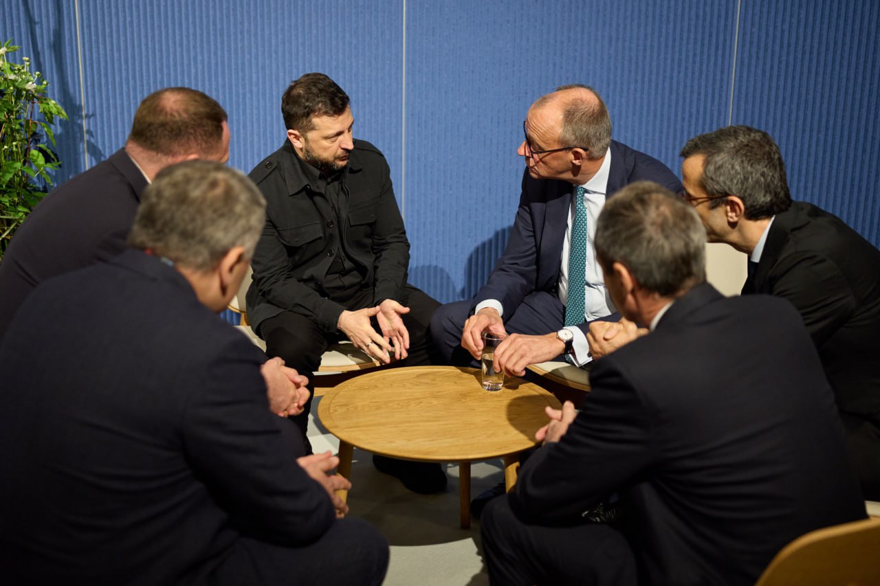 Zelenskyy Discusses Air Defense Boost and Financial Support with Merz. Source: tg-Volodymyr-Zelenskyy