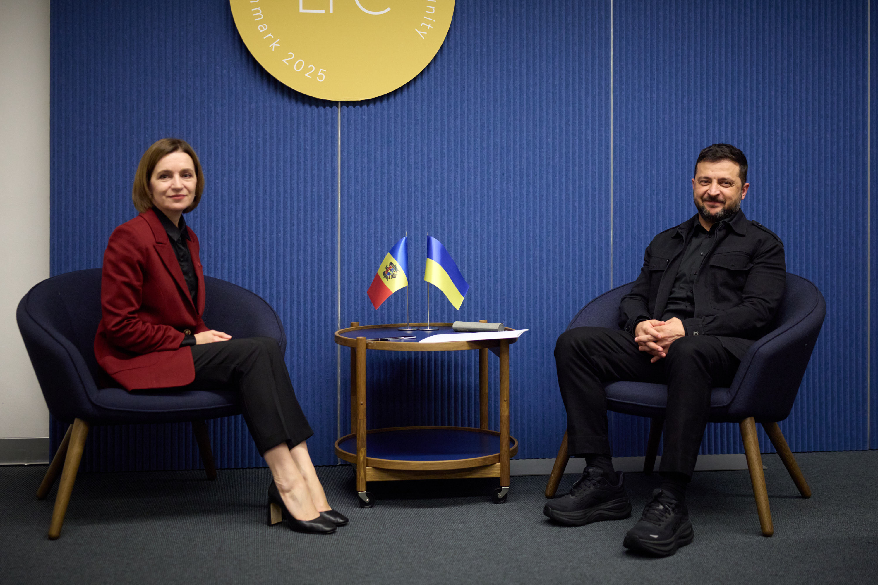 Photo: Zelenskyy and Sandu Reaffirm Shared EU Course at Copenhagen Meeting. Source: president-gov-ua