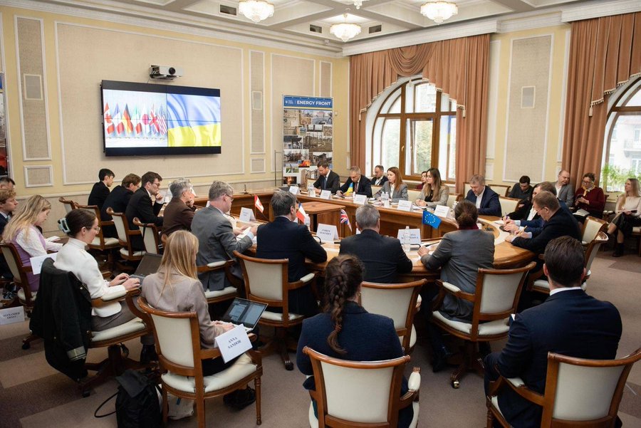 G7 Envoys Hold Emergency Talks with Ukraine After Russian Strikes on Energy Sector. Source: x-G7AmbReformUA