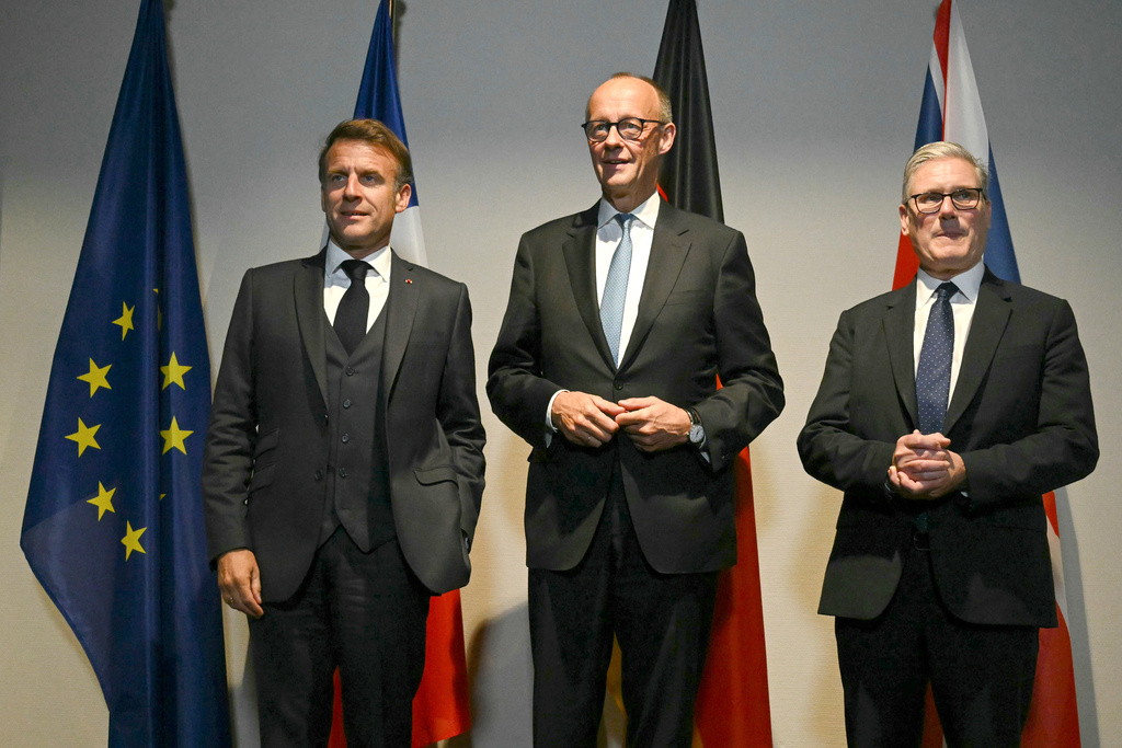Photo: UK, France, Germany Coordinate Plan to Tap Frozen Russian Assets for Ukraine. Source: AP