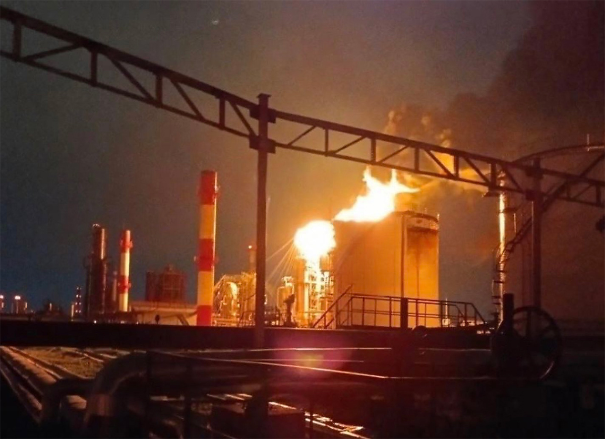 Russian Oil Output Hit After Ukraine’s Drone Strike on Ryazan Refinery Photo: Russian Oil Output Hit After Ukraine’s Drone Strike on Ryazan Refinery. Source: x-com-bayraktar-1love