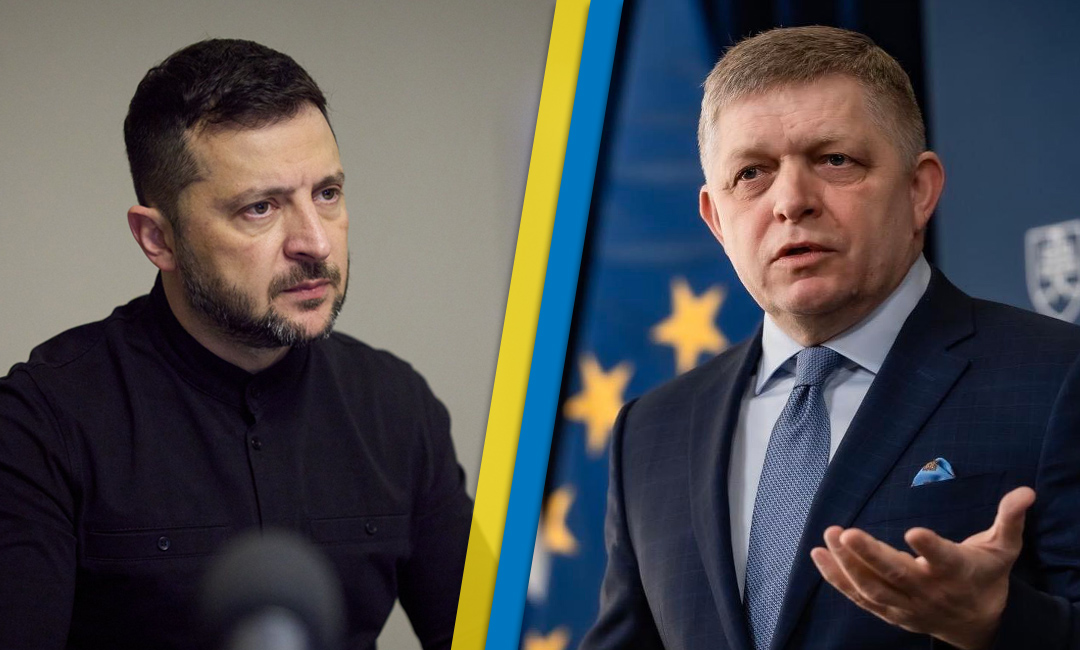 Zelenskyy Meets Fico, Labels Discussion Meaningful Zelenskyy Meets Fico, Labels Discussion Meaningful. Source: The Gaze collage by Leonid Lukashenko