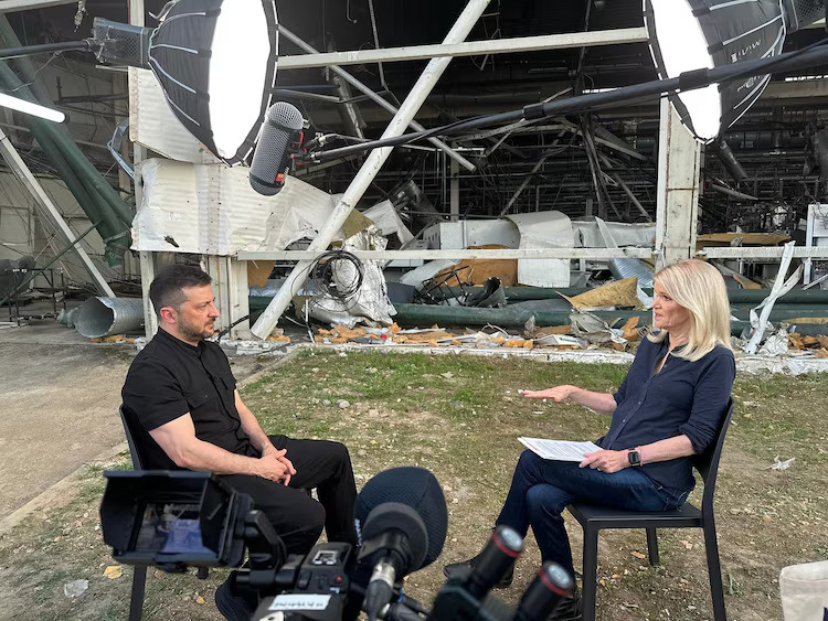 Zelenskyy Rejects Moscow Talks, Tells Putin: “Come to Kyiv Instead” Photo: Zelenskyy Rejects Moscow Talks, Tells Putin: “Come to Kyiv Instead.” Source: ABC News