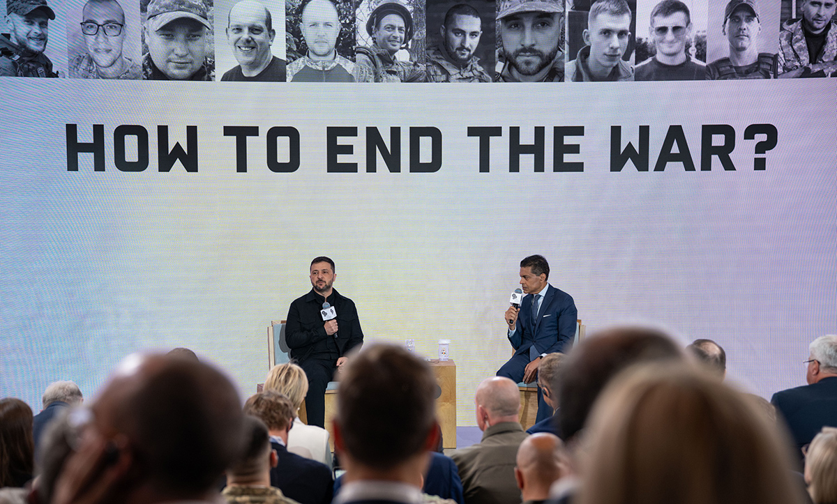 Zelenskyy at YES: Ukraine’s security guarantees are Europe’s security Zelenskyy at YES: Ukraine’s security guarantees are Europe’s security. Source: president-gov-ua