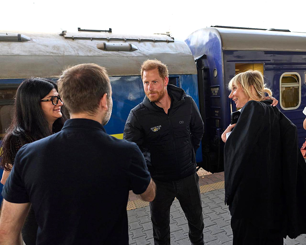 Photo: Prince Harry Visits Kyiv to Meet Veterans and Support Recovery Efforts. Source: x-com-Gerashchenkо