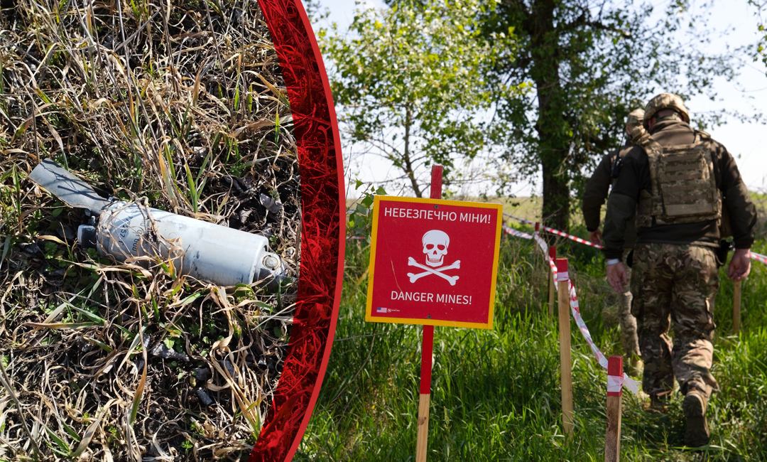Cluster Munitions Cause Over 1,200 Civilian Casualties in Ukraine, Report Finds. Source: The Gaze collage by Leonid Lukashenko