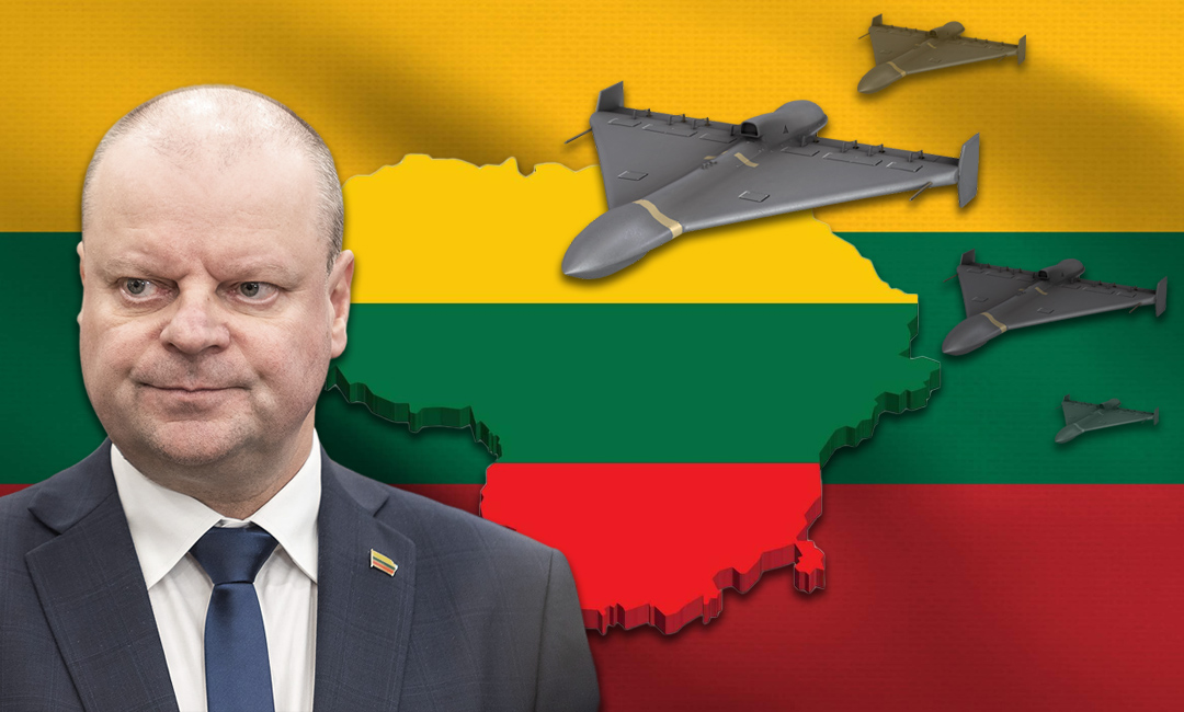 Photo: Lithuania Investigates Claims of Russian Drone Violations Amid Pressure on Defense Ministry. Source: The Gaze collage by Leonid Lukashenko