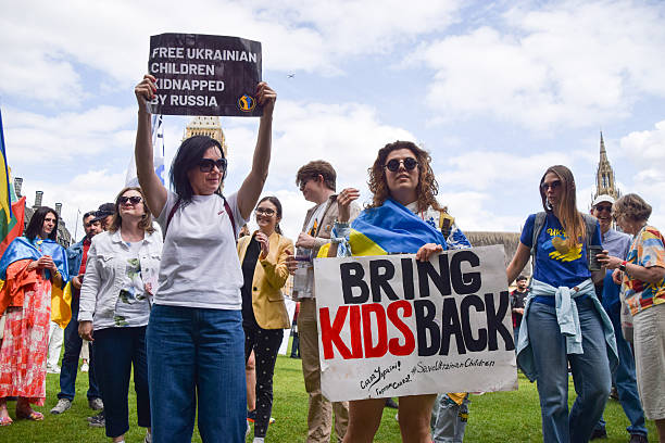 Study Shows “Unprecedented” Expansion of Camps Holding Ukrainian Children in Russia Study Shows “Unprecedented” Expansion of Camps Holding Ukrainian Children in Russia. Source: Getty Images