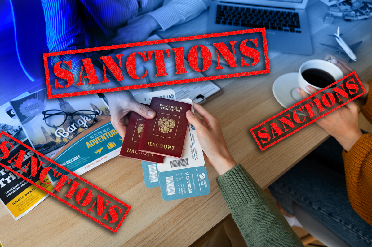 Photo: EU Debates Tighter Restrictions on Russian Tourist Visas in 19th Sanctions Package. Source: The Gaze collage by Leonid Lukashenko
