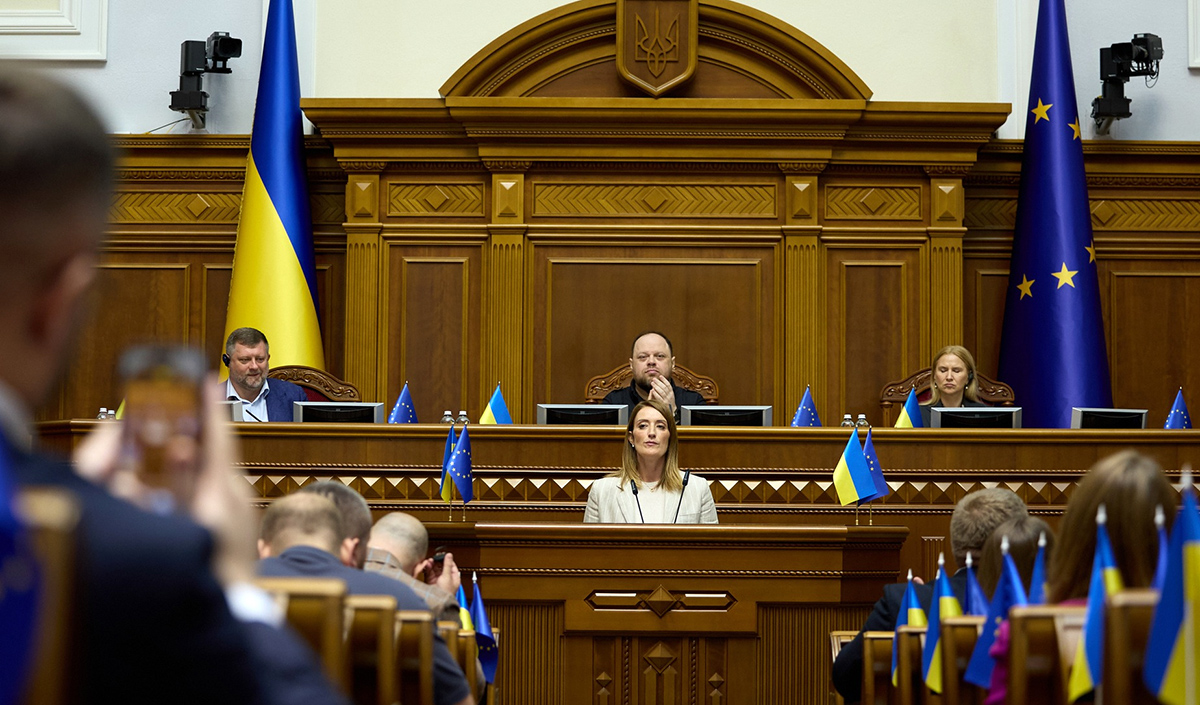 Photo: European Parliament to Open Permanent Representation in Kyiv, Metsola Announces. Source: rada-gov-ua