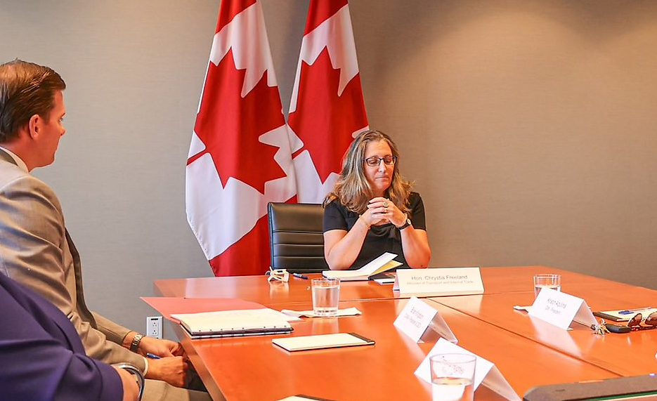 Photo: Chrystia Freeland Appointed Canada’s Special Representative for Ukraine’s Reconstruction. Source: x-com-cafreeland
