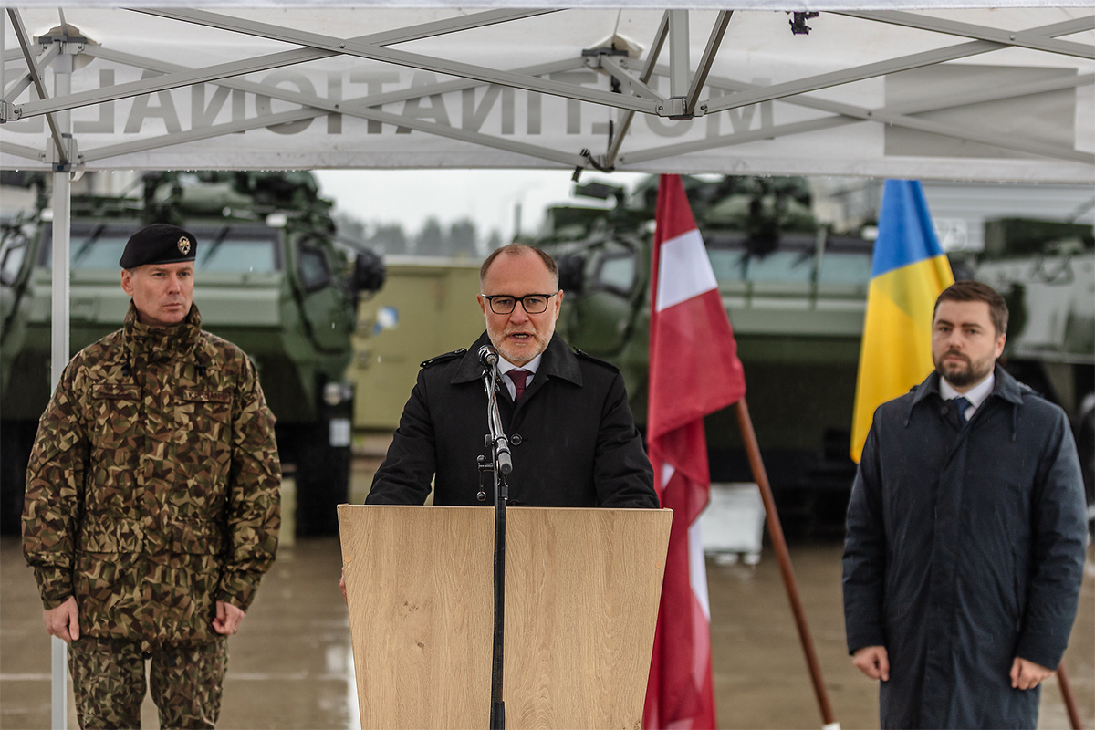 Photo: Latvia Delivers New Batch of Patria 6×6 Armored Vehicles to Ukraine. Source: mod-gov-lv